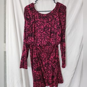 Apt 9 pink & black dress